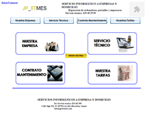 Tablet Screenshot of jpsistemes.com